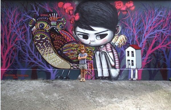 用畫筆，給自己的家涂上一幅墻繪