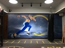 體育西健身房墻繪